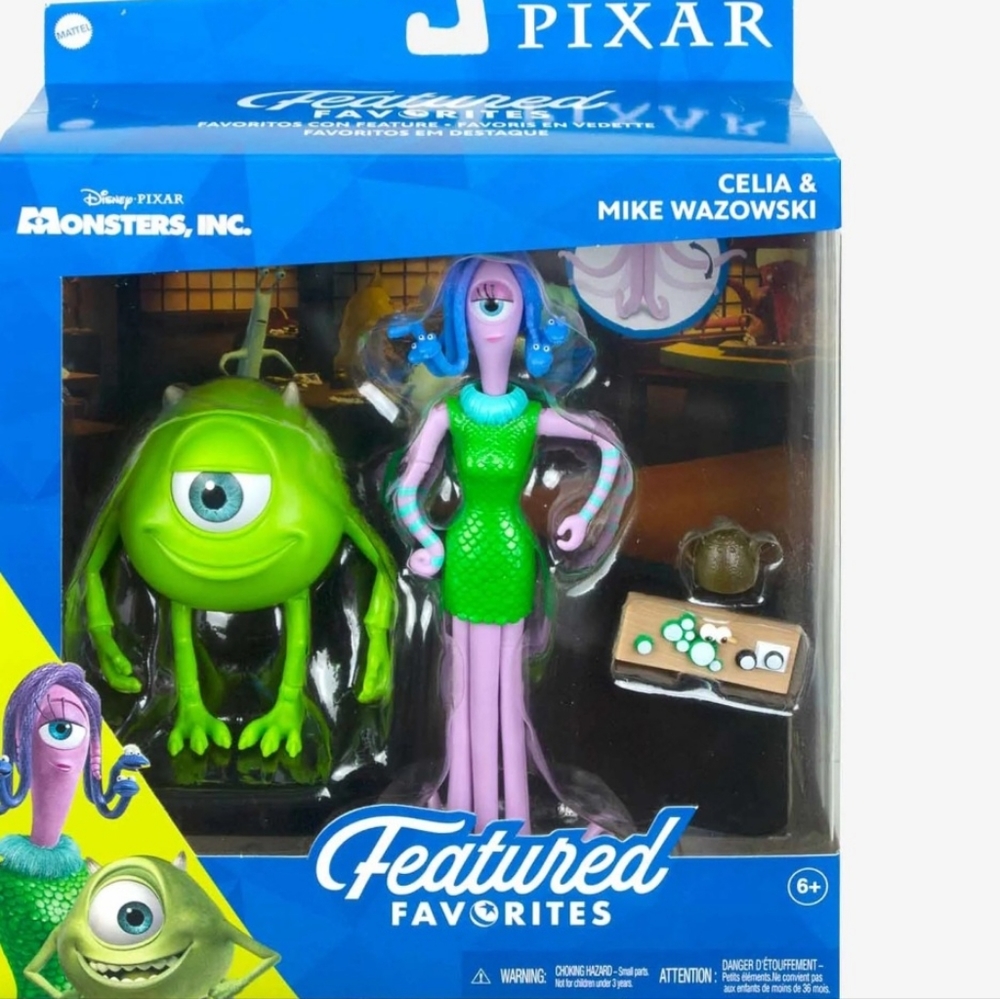 Pixar Mike & Celia toys